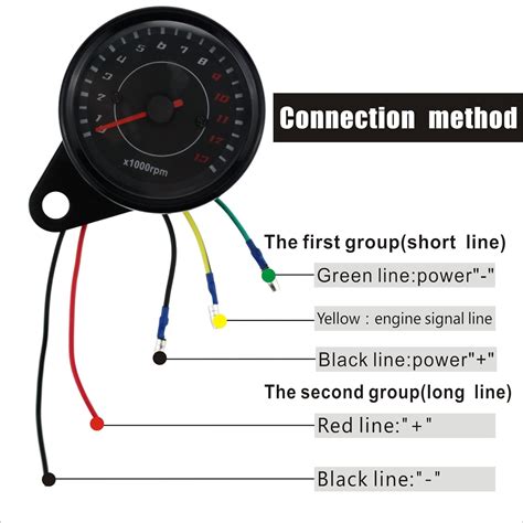 tachometers wiring diagram 